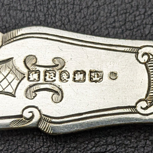 Around 1850 British antique silver plate knife x9 set Harrison Brothers & Howson boxed