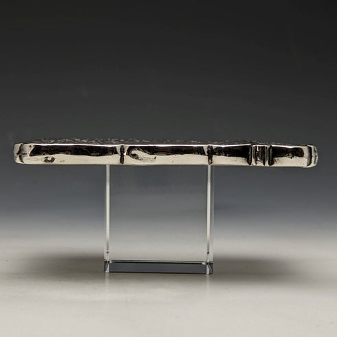 1884年 英国アンティーク 純銀(925シルバー)フローラル彫刻 カードケース 68g George Unite