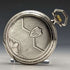 Reloj de bolsillo vintage, buen funcionamiento, suizo, Saturno, decoración Art Déco, caja de plata