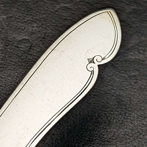 1879年 英国アンティーク シルバープレート 薄型カトラリー 12x2セット Elkington 木箱入り