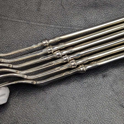 1879年 英国アンティーク シルバープレート 薄型カトラリー 12x2セット Elkington 木箱入り
