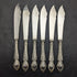 1929 British Vintage Pure Silver (925 Silver) Handle Fish Cutlery 6x2 & Server Set CH Beatson Wooden Boxed
