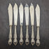 1929 British Vintage Pure Silver (925 Silver) Handle Fish Cutlery 6x2 & Server Set CH Beatson Wooden Boxed