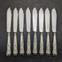 British Vintage Silver Plated Handle Stainless Blade Cutlery 8x2 Set Viners