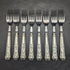 British Vintage Silver Plated Handle Stainless Blade Cutlery 8x2 Set Viners
