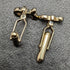 Made in England Sterling Silver Gold Plated Pound Sterling Cufflinks