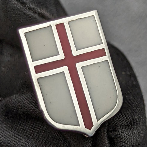 英国ヴィンテージ 純銀(スターリングシルバー)製 赤十字デザイン カフリンクス