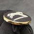 British Vintage Wedgwood Horse Relief Sterling Silver Cufflinks with Gold Decoration