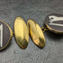 British Vintage Wedgwood Horse Relief Sterling Silver Cufflinks with Gold Decoration