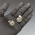 British Vintage Wedgwood Horse Relief Sterling Silver Cufflinks with Gold Decoration