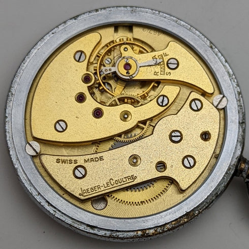 1940年頃 ヴィンテージ 動作良好 ジャガー・ルクルト ブロードアロー WW2 英国ミリタリー懐中時計