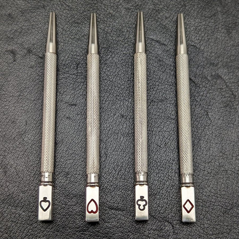 ヴィンテージ 純銀(925シルバー) 推進式ペンシル 4本セット 箱入り