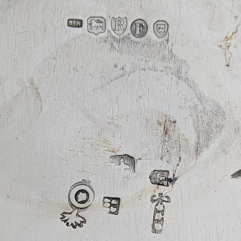 1892 British Antique Sterling Silver Basket Fine Earrings 218g