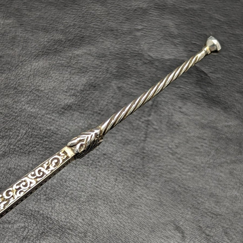 1902 British Antique Sterling Silver Large Anoiting Spoon 93g