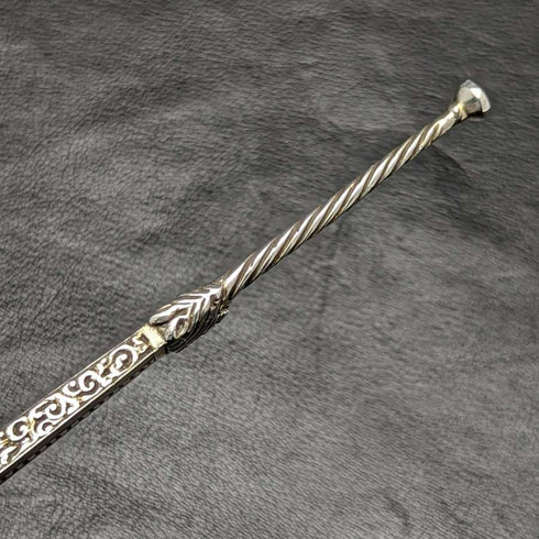 1902 British Antique Sterling Silver Large Anoiting Spoon 93g