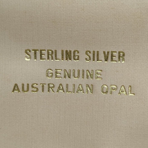 ヴィンテージ 純銀 ティースプーン6本セット オパール装飾 ケース入り
