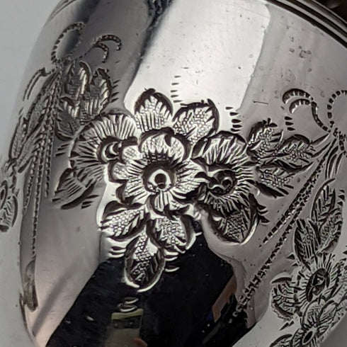 1887 年左右英國古董純銀 Crue(調味容器)套裝盒裝