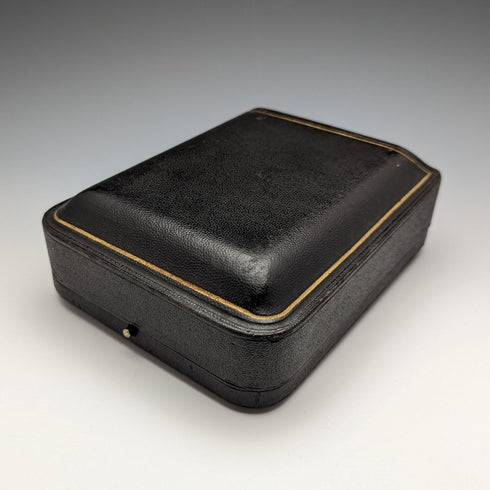 1915 年左右英國古董鍍銀餐巾環和刀架一對盒裝