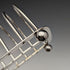 Around 1900 British Antique Silver Plate Large Toast Rack 438g