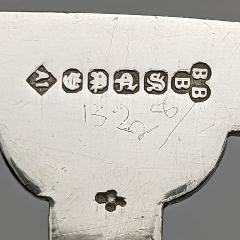 Around 1900 British Antique Silver Plate Large Toast Rack 438g