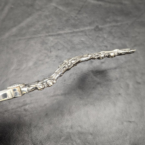 英國古董銀盤葡萄剪刀葡萄雕塑 102 克