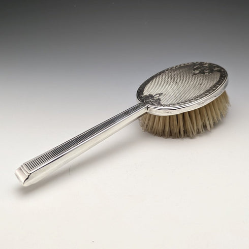 1964 British Vintage Sterling Silver Handle Nylon Brush