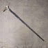 1908 British Antique Men's Walking Stick Deer Antler Clutch Handle 85cm
