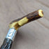 1908 British Antique Men's Walking Stick Deer Antler Clutch Handle 85cm