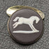 British Vintage Wedgwood Horse Relief Sterling Silver Cufflinks in Case