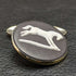 British Vintage Wedgwood Horse Relief Sterling Silver Cufflinks in Case