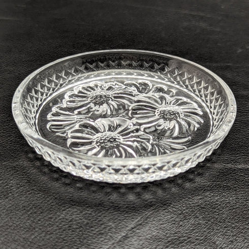 British Vintage Cut Glass Small Dish Set of 5