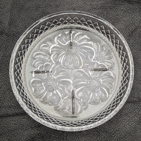 British Vintage Cut Glass Small Dish Set of 5
