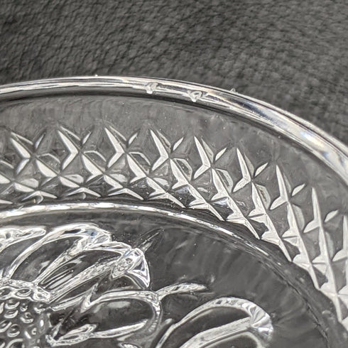 British Vintage Cut Glass Small Dish Set of 5