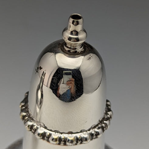 英國復古銀盤調味容器一對