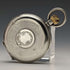 【Reacondicionado】Reloj de bolsillo antiguo Hebdomas de 8 días de cuerda de 1918, caja de plata pura