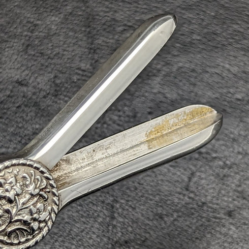 英國復古銀盤葡萄剪刀葡萄雕刻 100 克