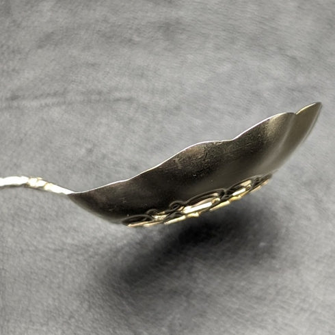 Cuchara para bombones de plata de ley antigua, EE. UU., 1899, COWELL & HUBBARD