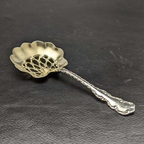 Cuchara para bombones de plata de ley antigua, EE. UU., 1899, COWELL & HUBBARD