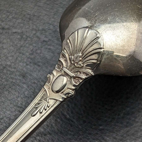 Juego de cubiertos de bautizo de plata esterlina antigua inglesa de 1851, en estuche