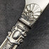 Juego de cubiertos de bautizo de plata esterlina antigua inglesa de 1851, en estuche