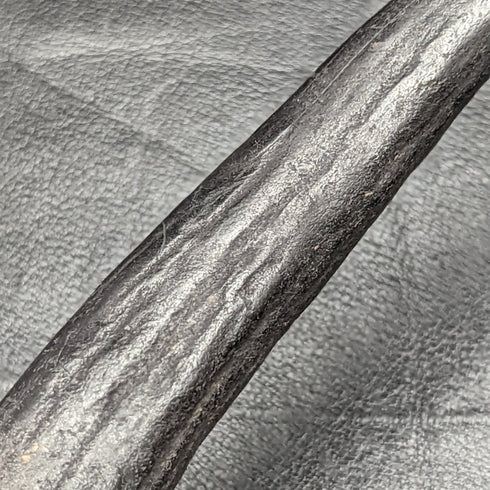 1899 年英國古董鍍銀魚服務器套裝鹿角手柄