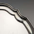 British Antique Silver Plate Card Tray Diameter 25.5cm 475g