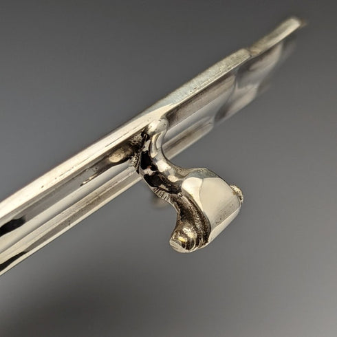 英國古董銀盤卡盤直徑 25.5cm 475g