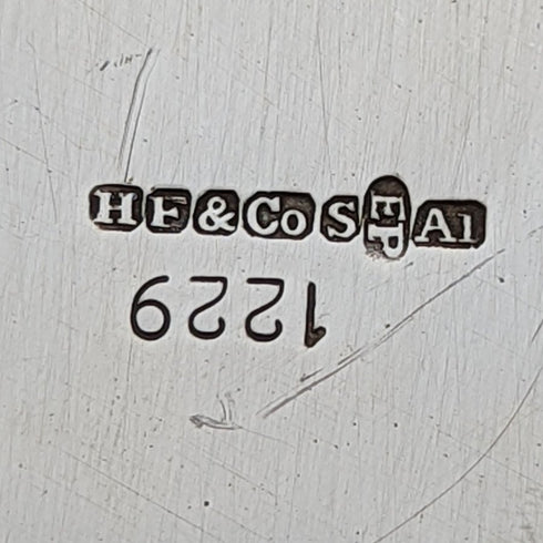 英國古董銀盤卡盤直徑 25.5cm 475g