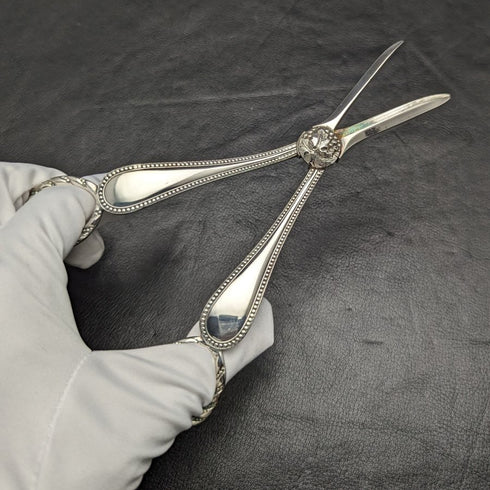 英国ヴィンテージ シルバープレート製 グレープシザー 78g