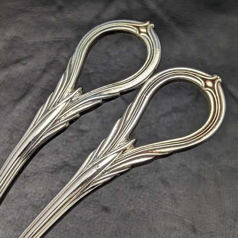 Tijeras para uvas de plata chapada vintage británica, par, 168 g