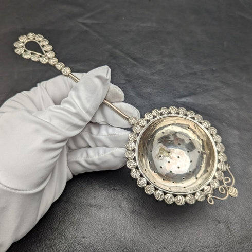 ヴィンテージ シルバープレート製 ティーストレーナー