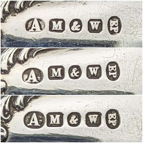 英国古董镀银蛋糕切分套装 Mappin & Webb