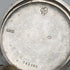 Antique Swiss-made pocket watch with engraved silver side, open face, paper dial, working condition