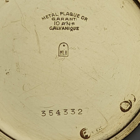 ヴィンテージ スイスHELVETIA 金張りケース 懐中時計 動作良好